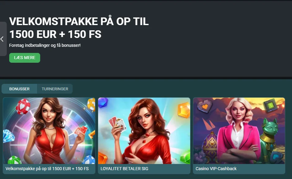 Casino bonusser og live casino uden ROFUS