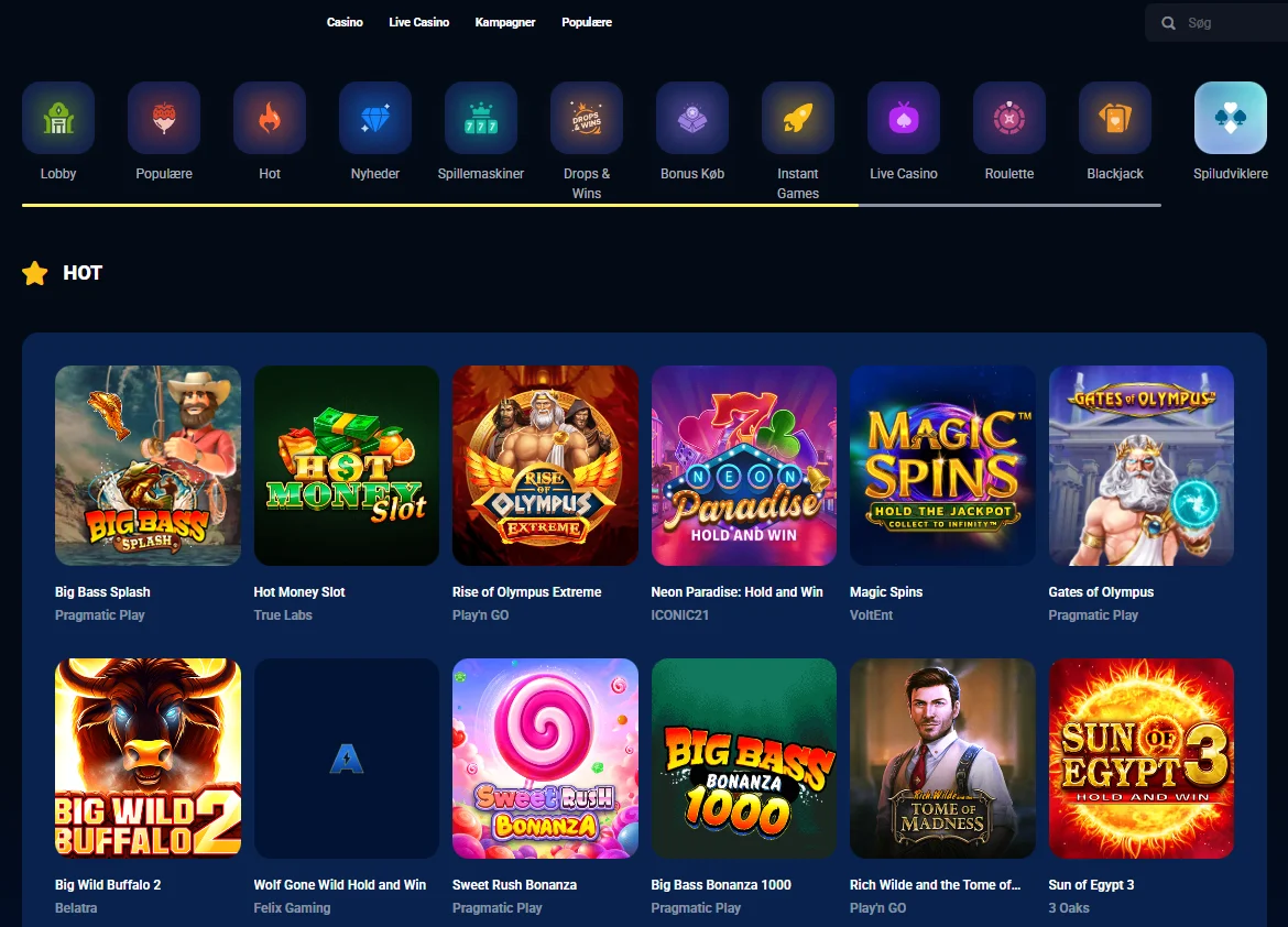 Online casino uden ROFUS sammenligning